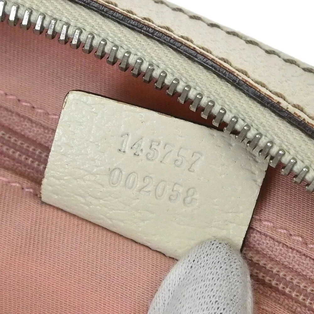 Gucci Pink Canvas GG Handbag 145757 002058 156046 - Picture 9 of 10